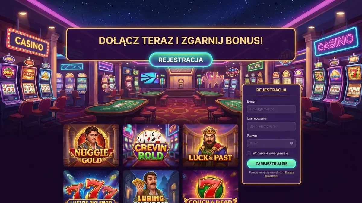 Rejestracja z bonusem